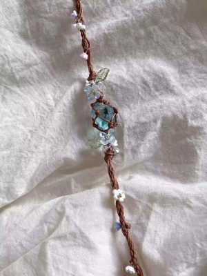 Forest Nymph Handwoven Macrame Bracelet (2)