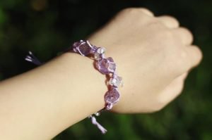 amethyst macrame bracelet (1)