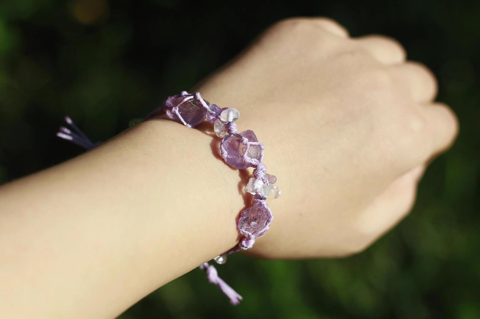 amethyst macrame bracelet (1)