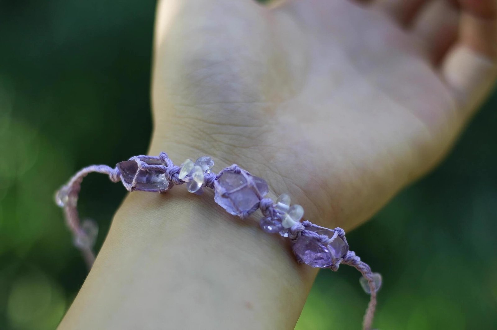 amethyst macrame bracelet (2)