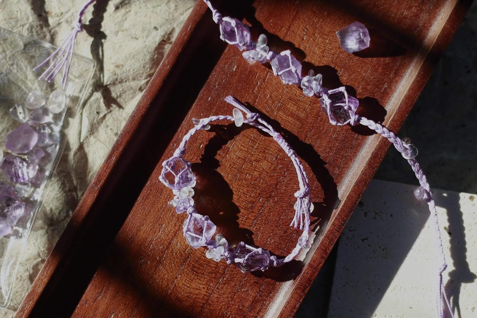 amethyst macrame bracelet (5)