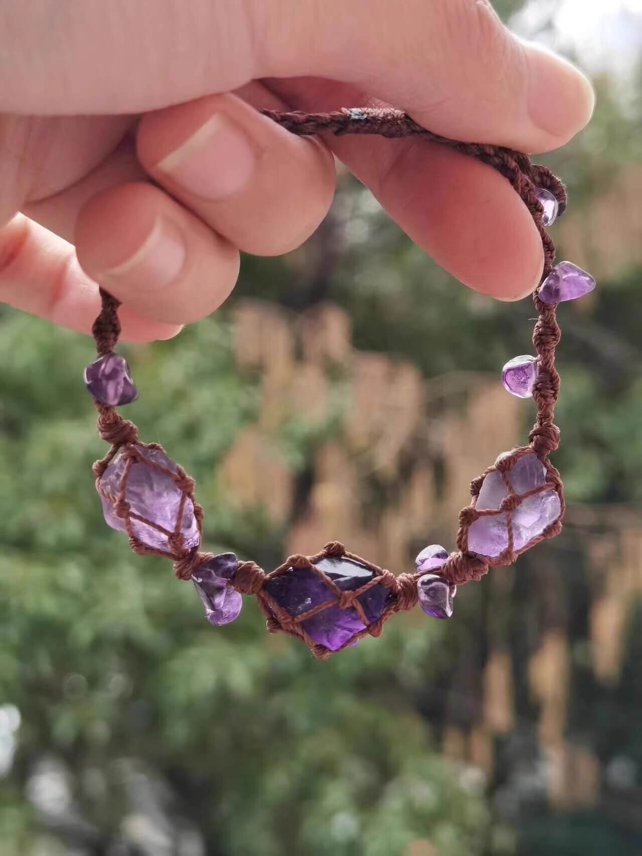 amethyst woven bracelet (1)