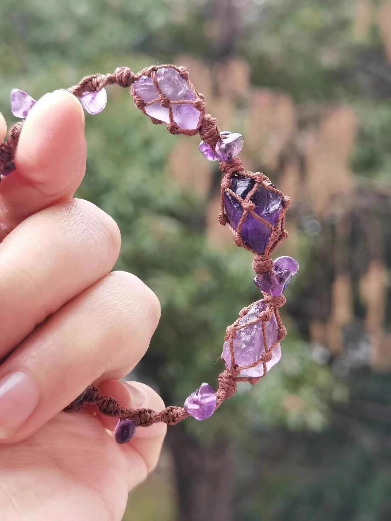 amethyst woven bracelet (2)