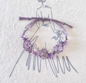 amethyst woven bracelet gift idea