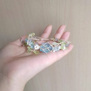 aquamarine macrame bracelet (2)