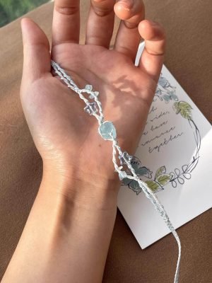 aquamarine woven bracelet (1)