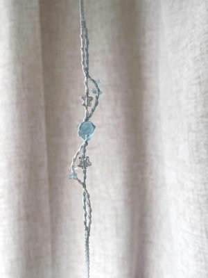 aquamarine woven bracelet (3)