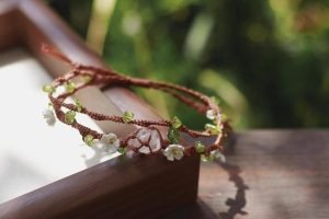 handwoven clear quartz crystal bracelet (2)