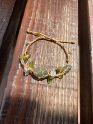 minimalist fluorite woven bracelet (2)