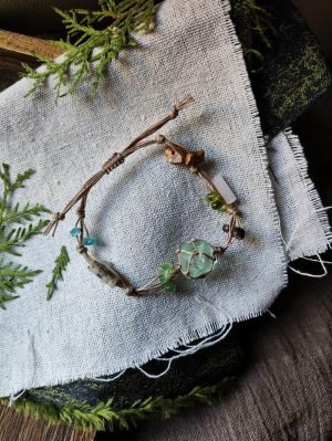natural green fluorite bracelet (1)