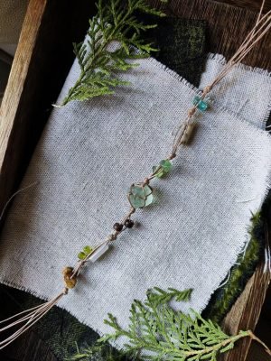 natural green fluorite bracelet (3)