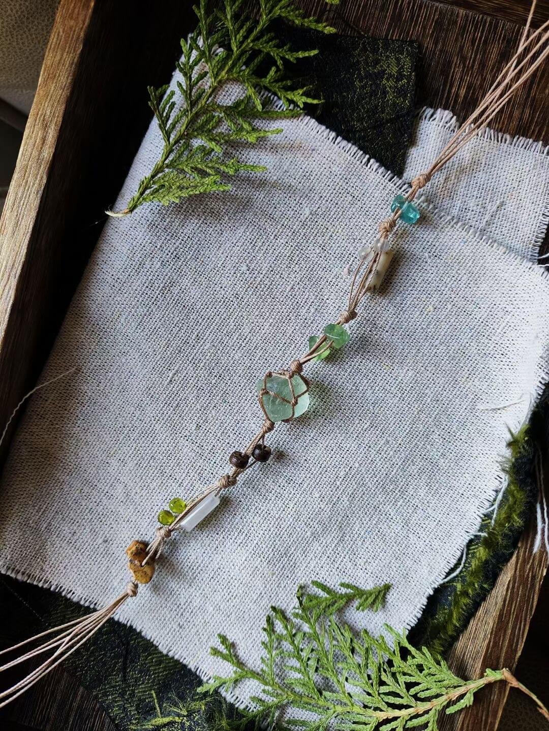 natural green fluorite bracelet (3)