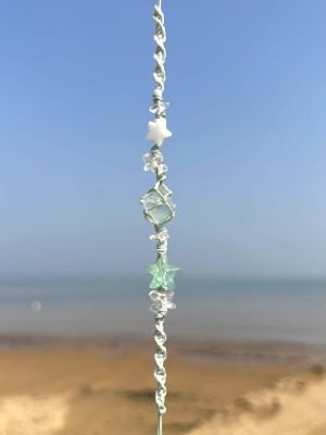 ocean inspired crystal macrame bracelet (1)