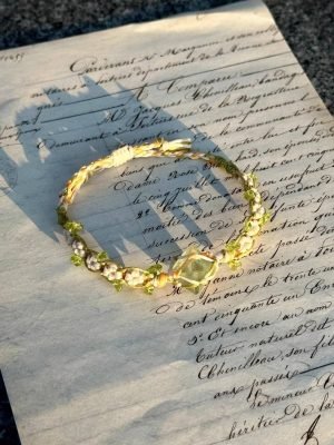 octahedron crystal macrame Bracelet debwrryart (4)