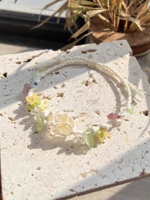 woven citrine crystal bracelets (2)