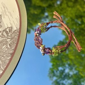 woven raw crystal bracelets (1)