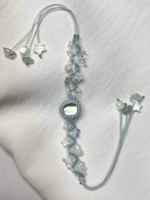 labradorite macrame bracelet