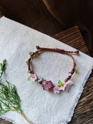 pink fairy style bracelet