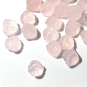 raw rose quartz